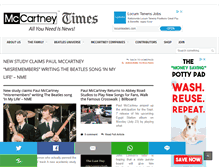 Tablet Screenshot of mccartney.com